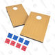 Plain cornhole set